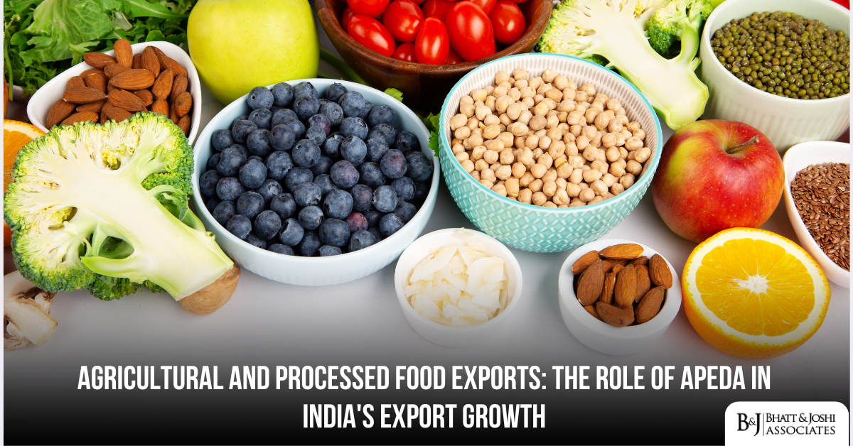 Agricultural and Processed Food Exports: The Role of APEDA in India's Export Growth