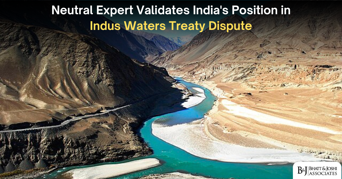 Indus Waters Treaty Dispute: Neutral Expert Validates India’s Position
