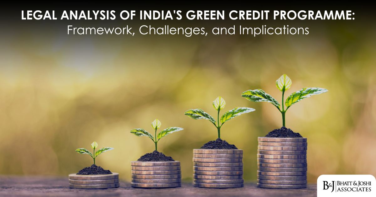 Legal Analysis of India's Green Credit Programme: Framework, Challenges, and Implications