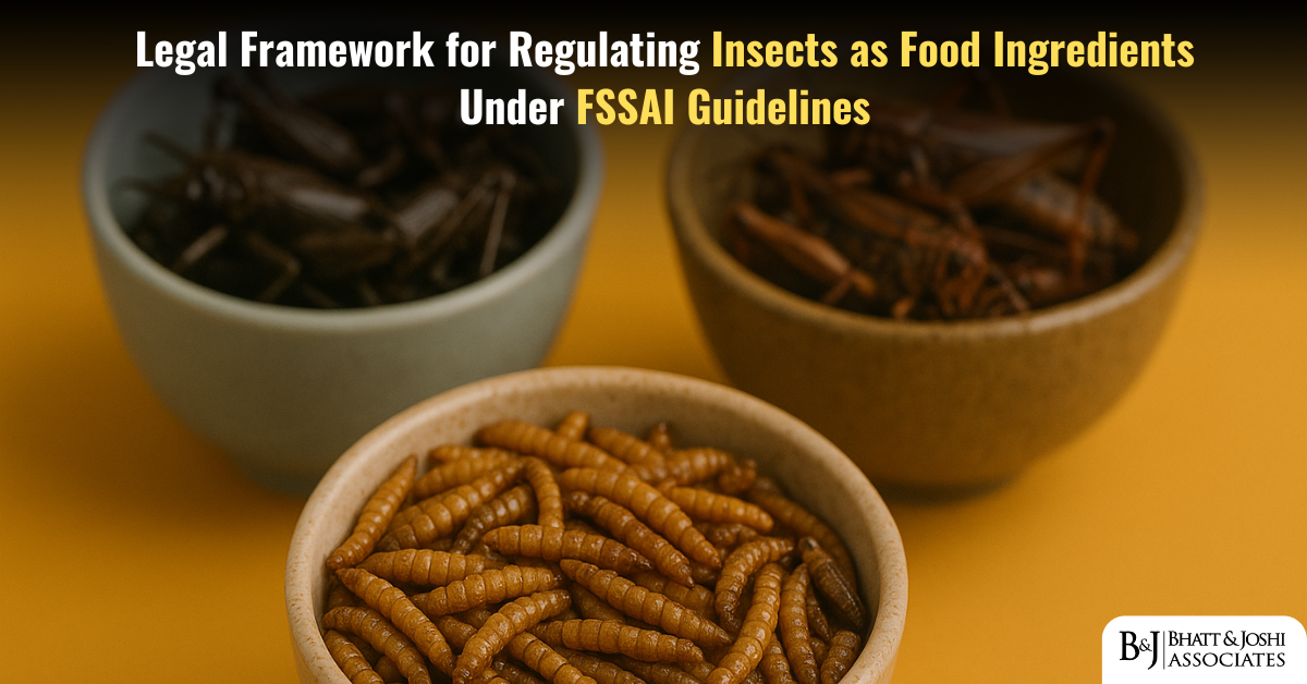 Legal Framework for Regulating Insects as Food Ingredients Under FSSAI Guidelines