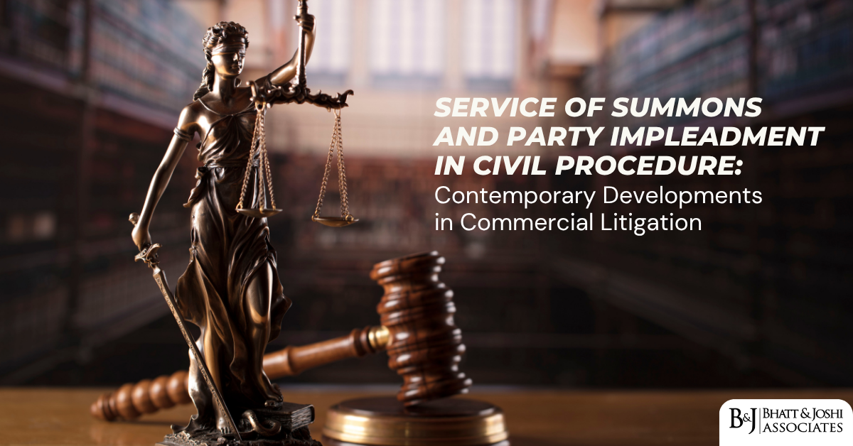 Recent Developments in Civil Procedure Law: Key 2025 Rulings on Commercial Suits and Party Impleadment