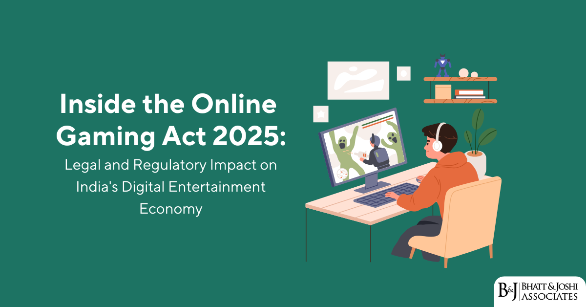 Inside the Online Gaming Act 2025: Legal and Regulatory Impact on India's Digital Entertainment Economy