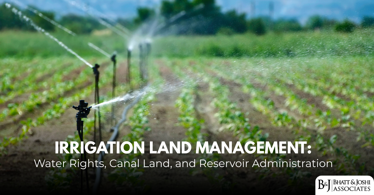 Irrigation Land Management: Water Rights, Canal Land, and Reservoir Administration