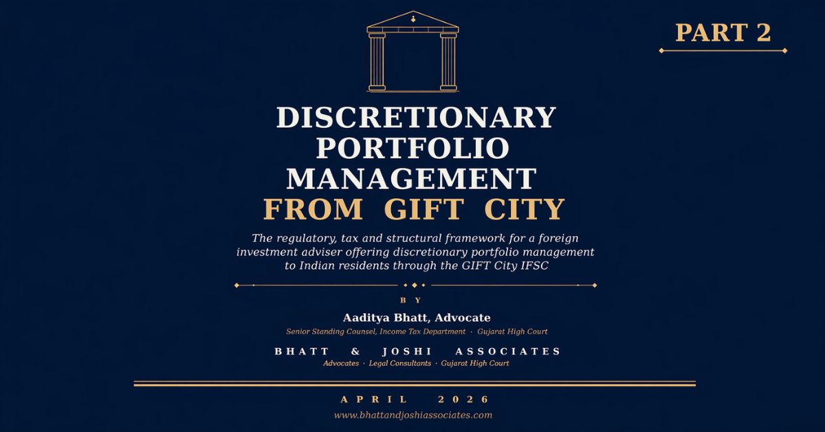 GIFT City PMS Regulations IFSCA Framework for Discretionary Portfolio Management
